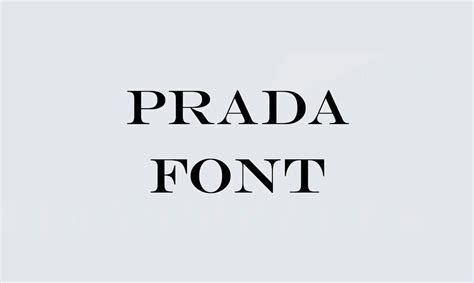 carattere logo prada download|prada font generator free.